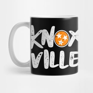 Retro Grunge Knoxville Tri Star Tennessee Mug